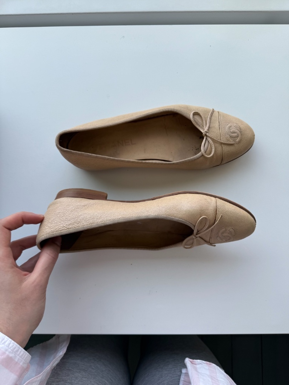Chanel Beige Flats - Picture 4 of 8